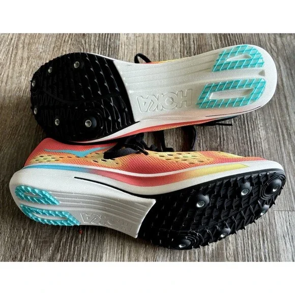 Hoka One Unisex Cielo FLYX Black Hulu Running Sneaker Shoes W 10 M 8.5 NWOT - Picture 9 of 9